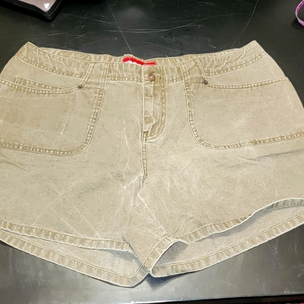 Zana*di army green canvas shorts Sz 14